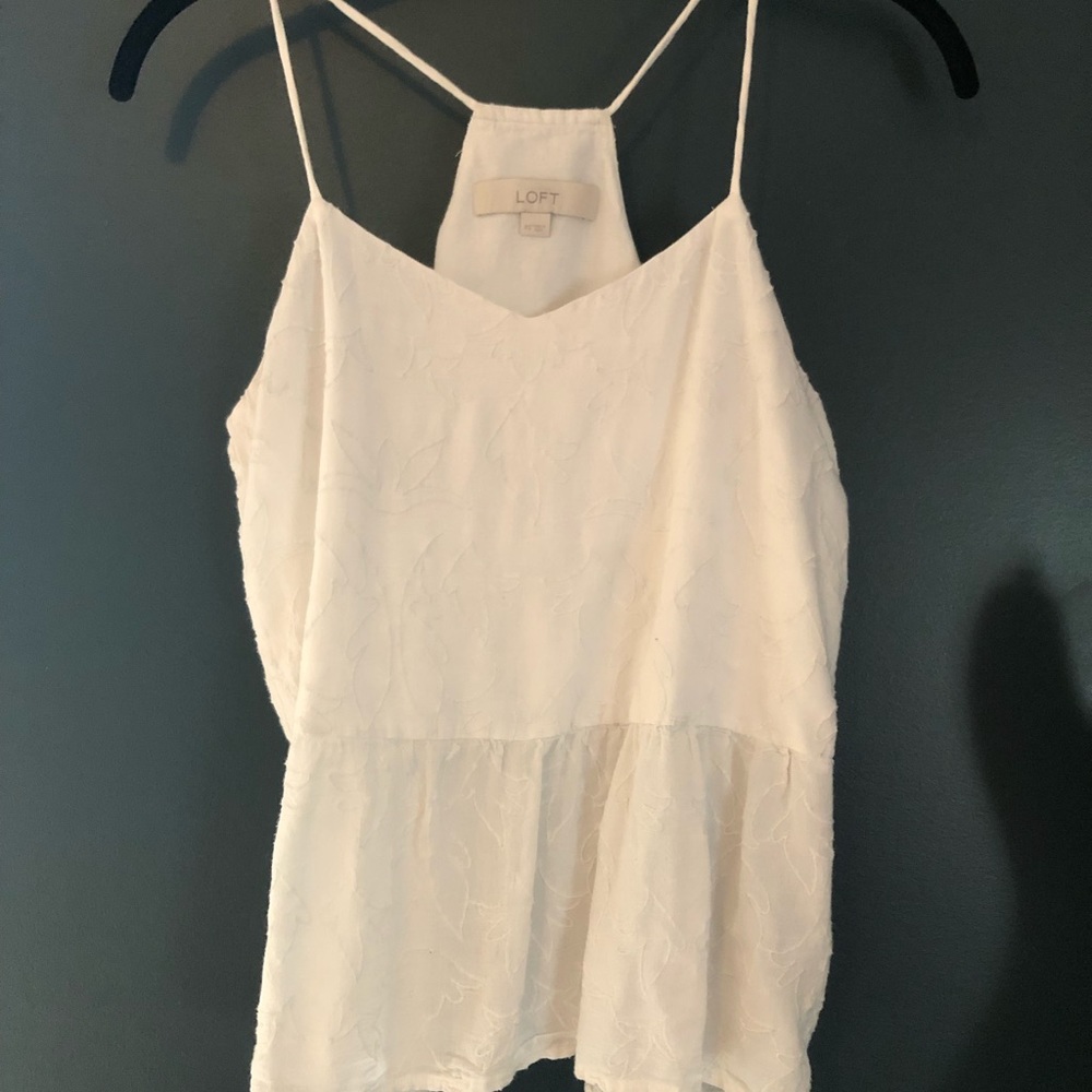 Loft Peplum Tank